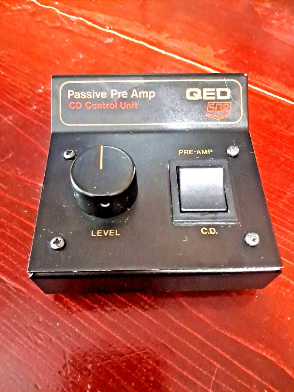 QED SDR Passive Pre Amp CD Control Unit - Vintage UK Manufactured